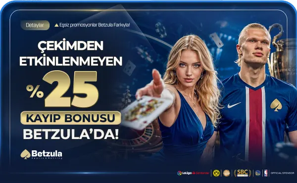 Betzula çekimden etkilenmeyen %25 kayıp bonusu